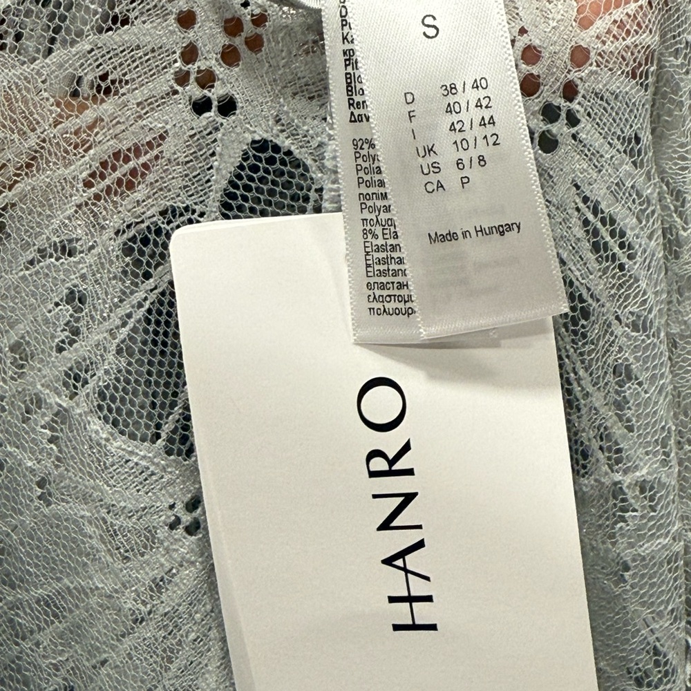 NWT! Hanro Mae Kimono Silver Grey Women's Robe - Picture 5 of 5